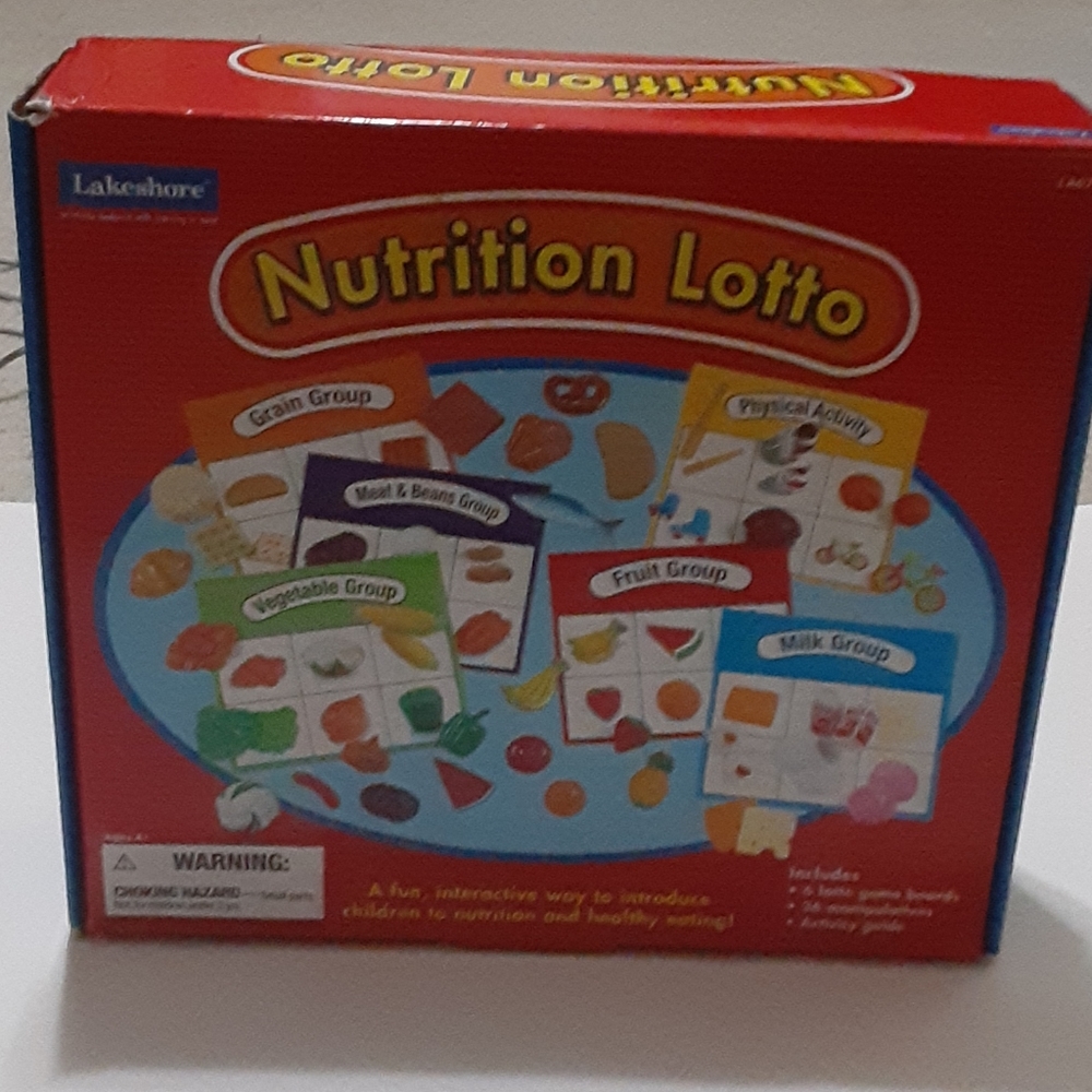 Lakeshore Learning Nutrition Lotto Food Groups